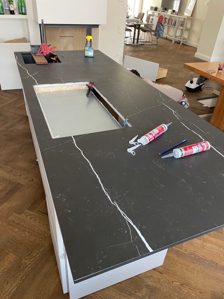 Keramik Arbeitsplatte Referenzprojekt – die steinerei Wien & NÖ